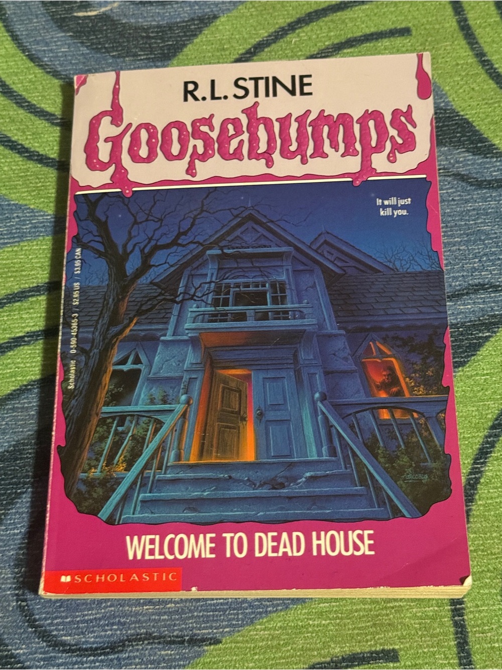 R.L. Stine Goosebumps "Welcome to Dead House" 1st edition Paperback